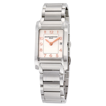 Baume et Mercier Baume and Mercier Hampton Silver Dial Stainless Steel Ladies Watch 10049