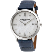 Baume et Mercier Classima Mother of Pearl Diamond Dial Ladies Watch 10299