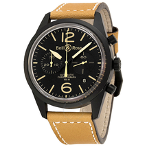 Bell and Ross Vintage Automatic Black Dial Men's Watch BRV126-HERITAGE