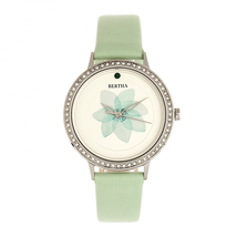 Bertha Delilah Quartz Crystal White Dial Ladies Watch BR8601