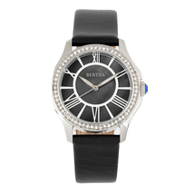 Bertha Bertha Donna Quartz Crystal Black Dial Ladies Watch BR9801 BR9801