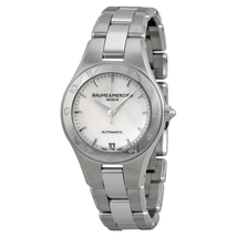 Baume et Mercier Baume and Mercier Linea Mother of Pearl Dial Steel Ladies Watch 10035 10035