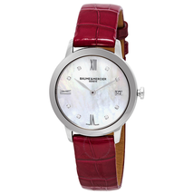 Baume et Mercier Classima White Mothet of Pearl Dial Ladies Watch MOA10325
