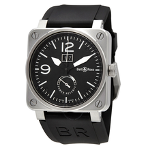 Bell and Ross Grande Date and Reserve De Marche Automatic Men's Watch BR0390-BL-ST