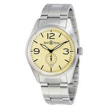 Bell and Ross Original Automatic Beige Dial Men's Watch BR123-BEI-ST-SS BRV123-BEI-ST/SST