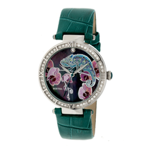Bertha Camilla Crystal Black Dial Ladies Watch BR6204