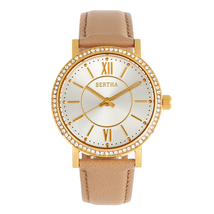 Bertha Bertha Lydia Quartz Crystal Silver Dial Ladies Watch BR9502 BR9502