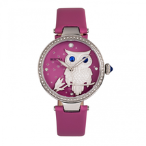 Bertha Rosie Crystal Pink Dial Ladies Watch BR8802