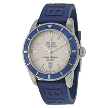 Breitling Superocean Heritage 46 Automatic Stratus White Dial Blue Rubber Men's Watch A1732016-G642-159S-A20S.1