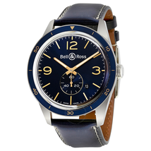 Bell and Ross Vintage Aeronavale Automatic Men's Watch BRV123-BLU-ST/SCA