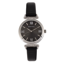 Bertha Bertha Jasmine Quartz Black Dial Ladies Watch BR9601 BR9601