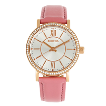 Bertha Bertha Lydia Quartz Crystal Silver Dial Ladies Watch BR9505 BR9505