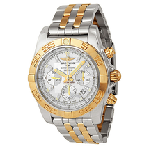 Breitling Chronomat 44 Mother of Pearl Diamond Two-Tone Men's Watch TT CB011012-A698