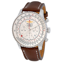 Breitling Navitimer GMT Chronograph Brown Leather Men's Watch AB044121-G783BRLT AB044121-G783-443X-A20BA.1