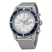 Breitling Superocean Heritage Chronograph Silver Dial Automatic Men's Watch A1332016-G698SS A1332016-G698-152A