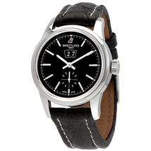 Breitling Transocean 38 Automatic Black Dial Men's Watch A1631012-BD15BKCT