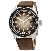 Blancpain Fifty Fathoms Bathyscaphe Jour Date 70s Automatic Grey Meteor Dial Men's Watch 5052 1110 63A