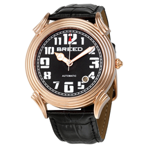 Breed Strauss Automatic Black Dial Men's Watch 1304
