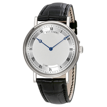 Breguet Classique Automatic Ultra Slim Silver Dial Leather Men's Watch 5157bb/11/9v6