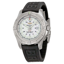 Breitling Colt Stratus Silver Dial Black Rubber Men's Watch A7438811-G792BKPD3 A7438811-G792-153S-A20D.2