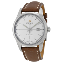 Breitling Transocean Automatic Silver Dial Men's Watch A1036012/G721BRLT
