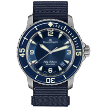Blancpain Fifty Fathoms Automatic Blue Dial Men's Watch 5015-12B40-NAOA