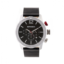 Breed Manuel Chronograph Black Dial Watch 7202