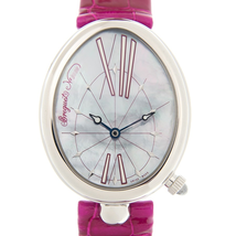 Breguet Reine de Naples White Mother of Pearl Dial Ladies Watch 8967ST/G1/986