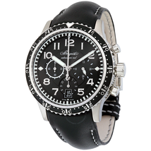 Breguet Transatlantique Type XXI Flyback Black Dial Automatic Men's Watch 3810TI/H2/3ZU