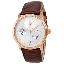 Blancpain Villeret Opaline Dial 18kt Rose Gold Brown Leather Men's Watch 6665-3642-55B