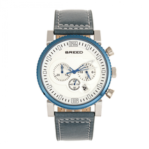 Breed Ryker Chronograph Silver Dial Men's Watch 8201