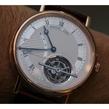 Breguet Classique Complications Tourbillon Extra-Plat 18kt Pink Gold Men's Watch 5377BR129WU