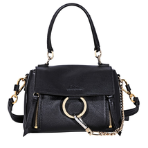 Chloe Mini Faye Shoulder Bag- Black CHC18AS140HGJ001