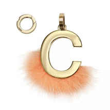 Fendi Gold Ladies Bag Charms Letter C 7ARLEC-VHL-F07MX