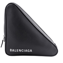 Balenciaga Triangle Pouch- Black 476976C8K02-1000