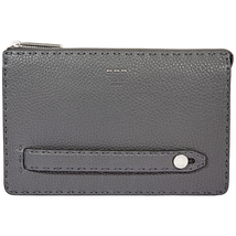 Fendi Leather Clutch- Grey 7VA350-O7N