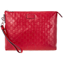 Gucci Signature Soft Men's Bag- Red 473881 DMT1N 6433