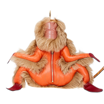 Loewe Monkey Bag Charm- Orange 111.17.010