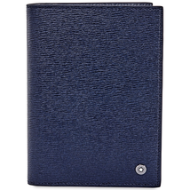 Montblanc 4810 Westside Passport Holder- Blue 118663