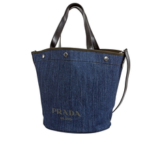 Prada Demin Bucket Bag 1BG243 OOO 2BBV EF0YFS