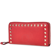 Valentino Rockstud Long Wallet-Red RW0P0645VSH 0RO