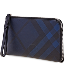 Burberry London Check Travel Wallet in Navy/Black 4052279