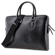 Burberry The Slim Barrow in London Leather- Black 3998951