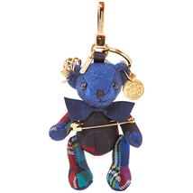 Burberry Thomas Bear Charm With Kilt Pin- Cadet Blue 8000075