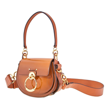 Chloe Small Tess Bag In Spazzolato Sfumato- Caramel CHC19SS153A09247