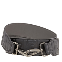 Fendi Men's Black Fd Logo Leather Strap 8AV079-A1R6-F11QT
