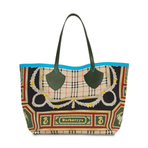 Burberry Accessories WLLG Tote bag Vintage Check Green/Red Prt Silk Lg Giant Tote 4079010