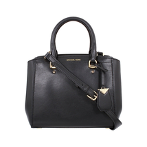 Michael Kors Ladies Flat Crossbody bag Benning Black Medium Messenger 30T8GN4M2L-001