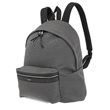 Saint Laurent YSL Men's Backpack City Gray/Black Sl Bkpk Plain 534967GIV3F1167