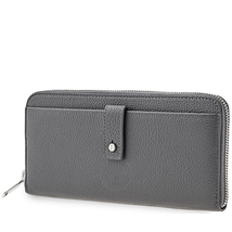Saint Laurent YSL Men's Zip Around Wallet Dark Grey Sl Sdj Souple Os Zpard 508161DTI0E1112